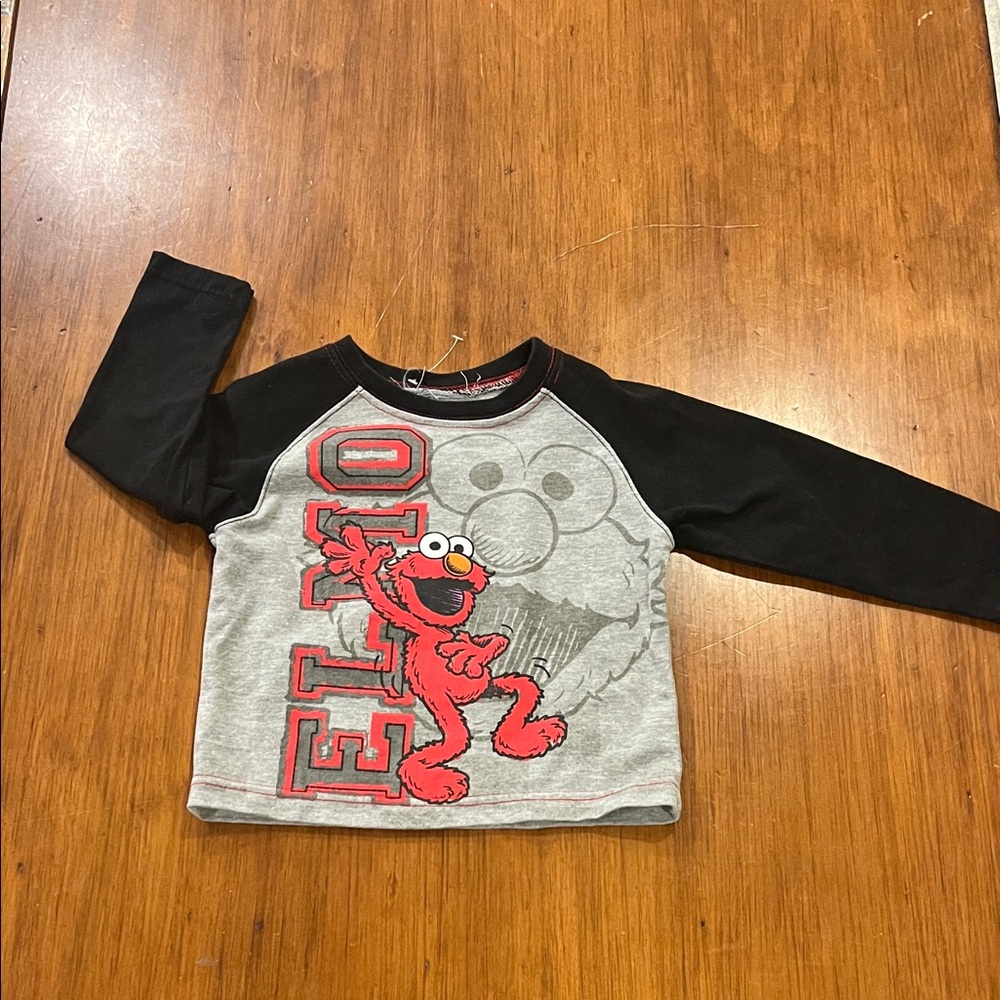 Elmo Long Sleeve T Shirt Boys Size Toddlers 2T